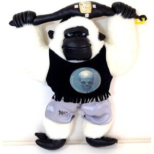 Vintage WWF Stone Cold Steve Austin White Gorilla Plush College Pain World Belt